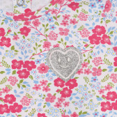 Tricou din bumbac cu motive florale pentru bebeluși Chicco 267135 2