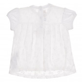 Tricou din bumbac cu model, pentru bebeluși, alb Chicco 267166 4