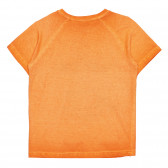 Tricou din bumbac LAKE HOUSE, portocaliu Chicco 267206 4