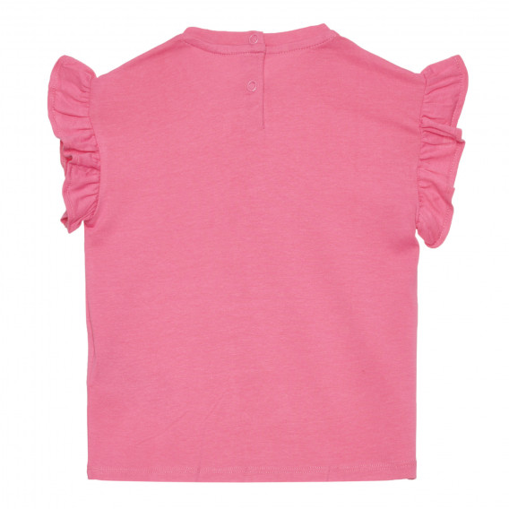Tricou din bumbac BELIEVE pentru bebeluși, roz Chicco 267210 4