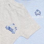 Set de două tricouri TAXI, din bumbac, pentru bebe Chicco 267300 3