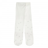 Ciorapi cu chilot albi, cu steluțe Chicco 267405 