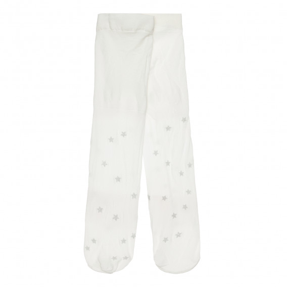 Ciorapi cu chilot albi, cu steluțe Chicco 267405 