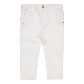 Pantaloni pentru bebeluși, culoare albă Chicco 267411 