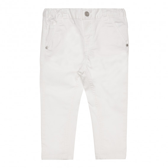 Pantaloni pentru bebeluși, culoare albă Chicco 267411 