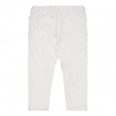 Pantaloni pentru bebeluși, culoare albă Chicco 267413 4