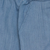 Pantaloni lungi din bumbac, albastru Chicco 267430 3