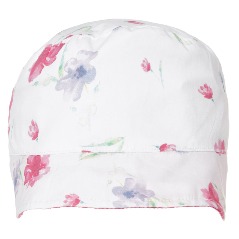 Pălărie pentru bebeluși pe două fețe cu imprimeu floral  267546