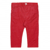 Pantaloni pentru bebeluși - roșii Chicco 267624 