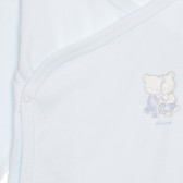 Body din bumbac cu ursuleți pentru bebelusi, albastru Chicco 267819 3