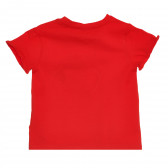 Tricou din bumbac cu inimă, pentru bebeluși, roșu Chicco 267835 4