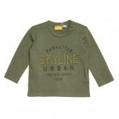 Tricou din bumbac SKYLINE pentru bebeluși, verde Chicco 267845 