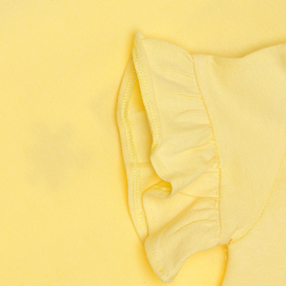 Tricou din bumbac pentru bebelși, galben Chicco 267875 3