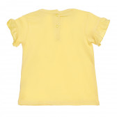 Tricou din bumbac pentru bebelși, galben Chicco 267876 4
