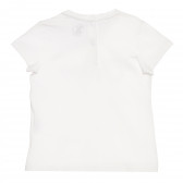 Tricou din bumbac cu sigla brandului pentru bebe, alb Chicco 267879 4
