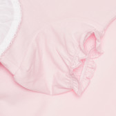 Tricou din bumbac cu rățuște, roz Chicco 267882 2