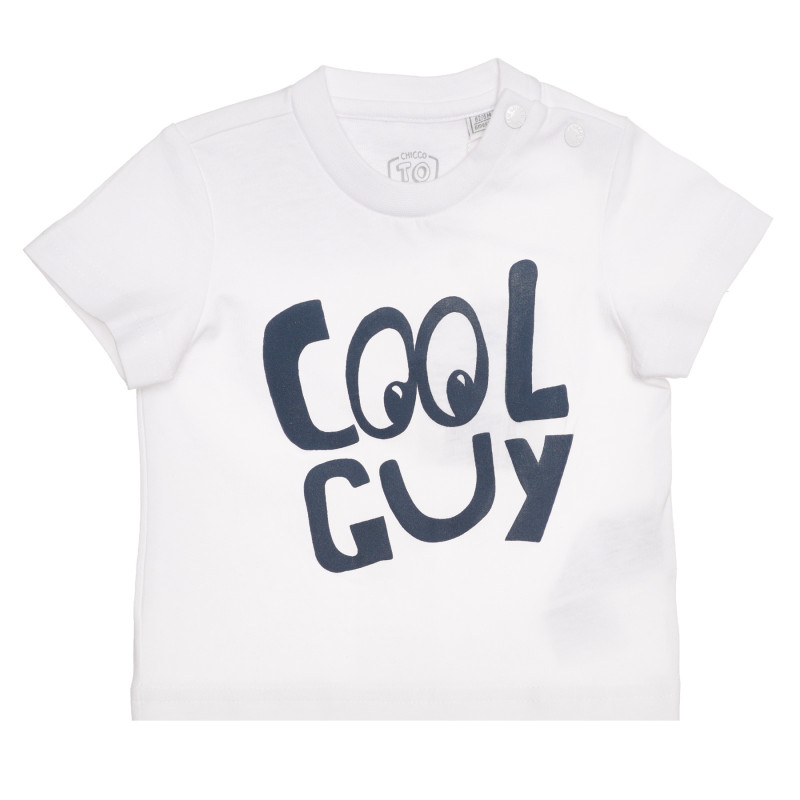 Tricou din bumbac COOL GUY pentru bebe, alb  267893