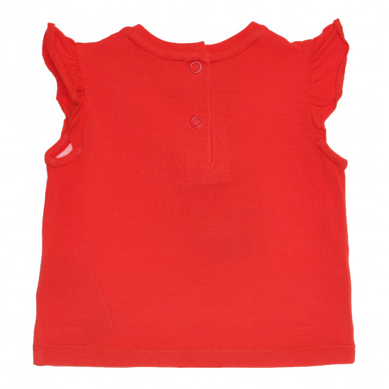 Tricou din bumbac, cu inimă, pentru bebeluși, roșu Chicco 267921 4