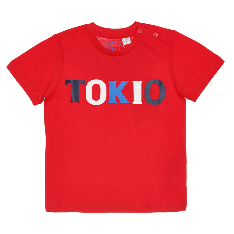 Tricou din bumbac TOKIO pentru bebeluși, roșu  267936