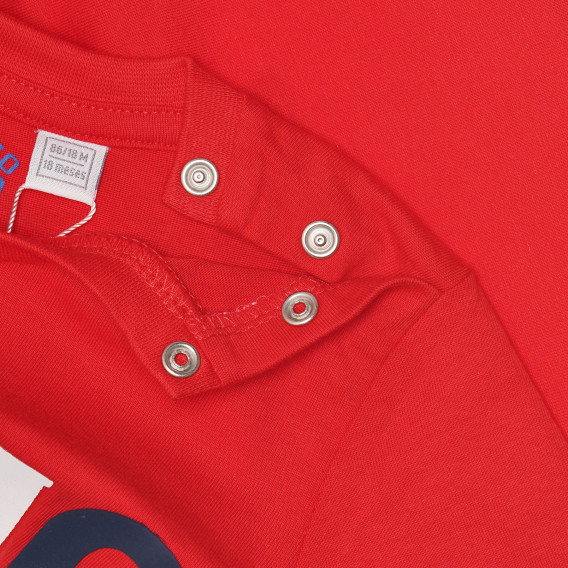 Tricou din bumbac TOKIO pentru bebeluși, roșu Chicco 267938 2