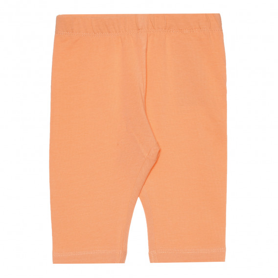 Pantaloni din bumbac organic, portocalii Name it 268015 