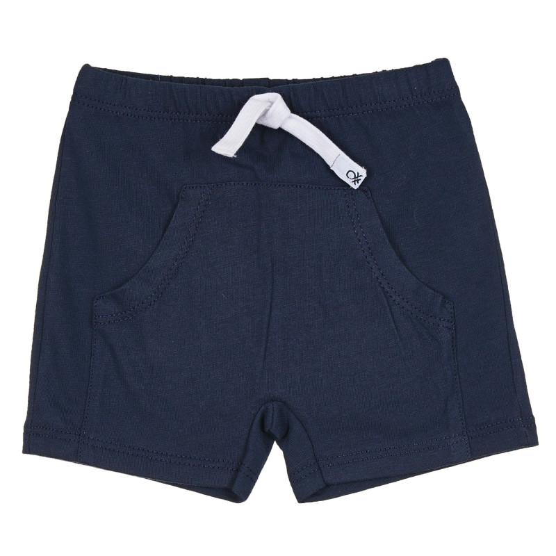 Pantaloni scurți din bumbac pentru bebeluși, în bleumarin  268091