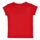 Tricou din bumbac pentru bebeluș, roșu Benetton 268101 4