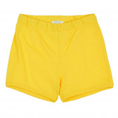 Pantaloni scurți cu aplicație pentru ursuleți, galben Benetton 268192 
