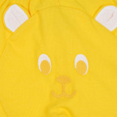 Pantaloni scurți cu aplicație pentru ursuleți, galben Benetton 268194 3