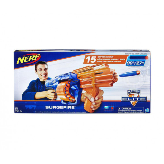 Armă de jucărie Shell Blaster Surgefire Elite 15 Nerf 2682 