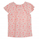 Bluză tricou cu imprimeu figural, roz Benetton 268349 4
