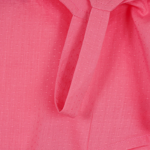 Bluză din bumbac cu bucle, roz Benetton 268473 3