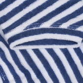 Pantaloni scurți tricotați în dungi albe și albastre pentru bebeluși Benetton 268503 2