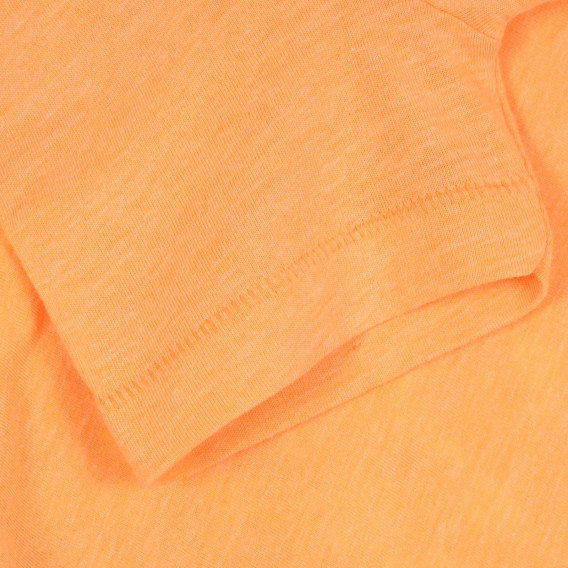 Tricou cu imprimeu palmier, portocaliu Benetton 268584 3