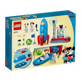 Lego - racheta spațială Mickey și Minnie, 88 de piese Lego 268849 8