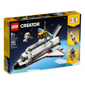 Constructor - Aventura cu o navetă spațială, 486 piese Lego 268913 