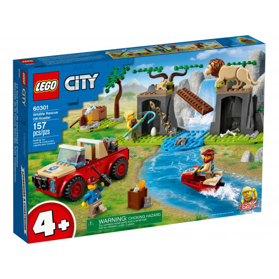 Lego - Jeep off-road de salvare, 157 de piese Lego 268989 