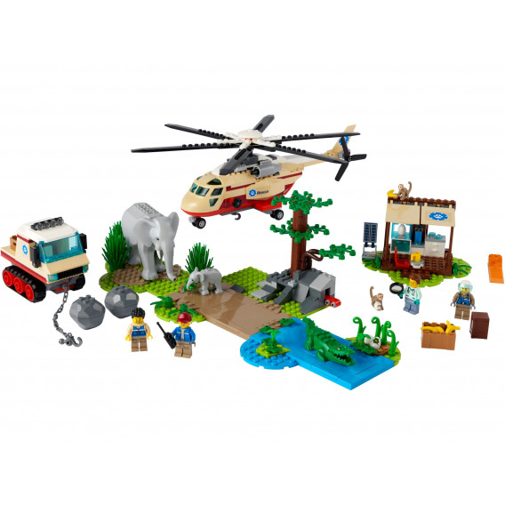 Lego - Operațiune de salvare în sălbăticie, 525 de părți Lego 268995 2