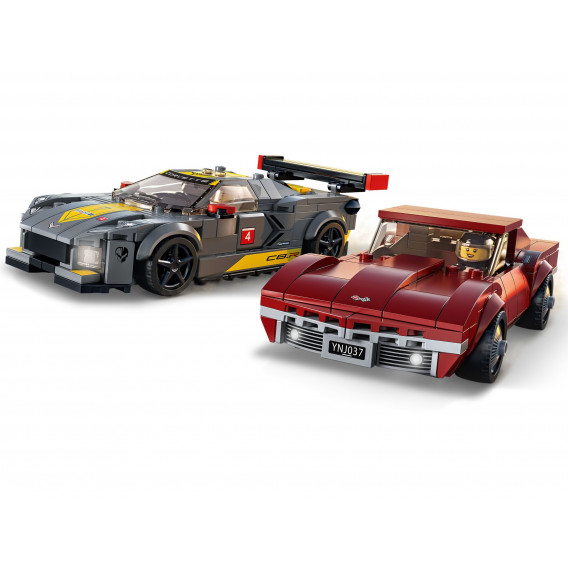 Lego - Chevrolet Corvette C8.R și Chevrolet Corvette 1968, 512 piese Lego 269078 3