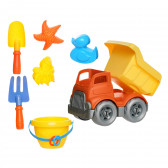 Set de jucării de plajă cu un camion, 7 piese GOT 269277 