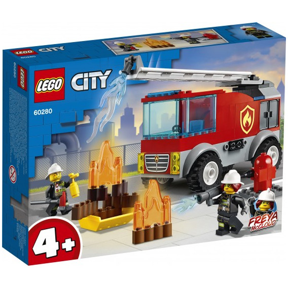 Constructor - Camion de pompieri cu scară, 88 de piese Lego 269909 