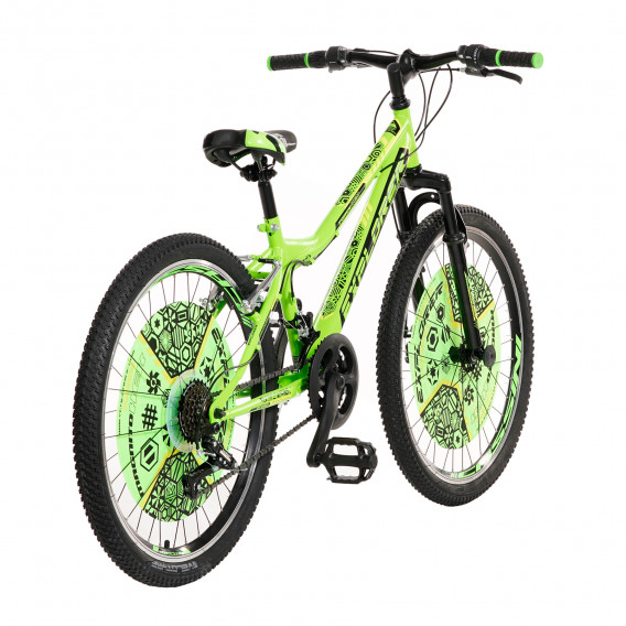 Bicicletă pentru copii EXPLORER FORCE 24 ", verde Venera Bike 269946 3