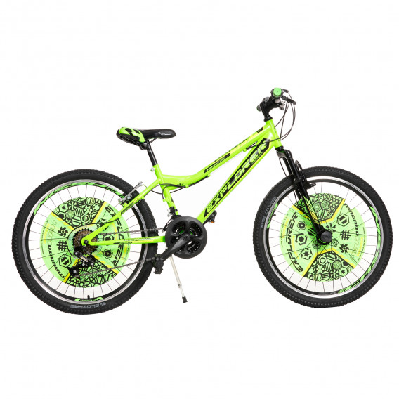 Bicicletă pentru copii EXPLORER FORCE 24 ", verde Venera Bike 269949 6