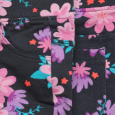 Pantaloni de bumbac cu imprimeuri florale pentru fete Cool club 270016 3