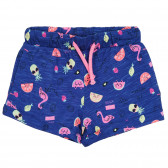 Pantaloni scurți cu imprimeu de pepene verde și flamingo pentru bebeluși Cool club 270238 
