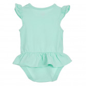 Body cu bucle și imprimeu pentru bebeluși în culoarea verde mentă Cool club 270253 4