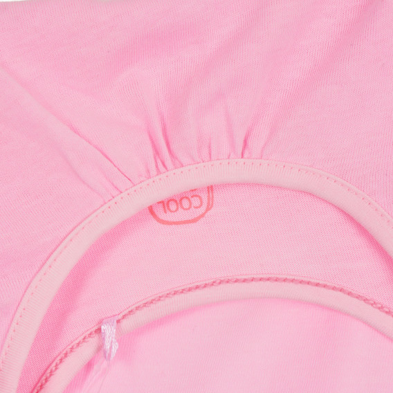 Tricou cu bucle pentru bebeluși, roz Cool club 270346 3