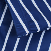 Costum de baie în dungi albastre și albe cu imprimeu de tigru Cool club 270495 3