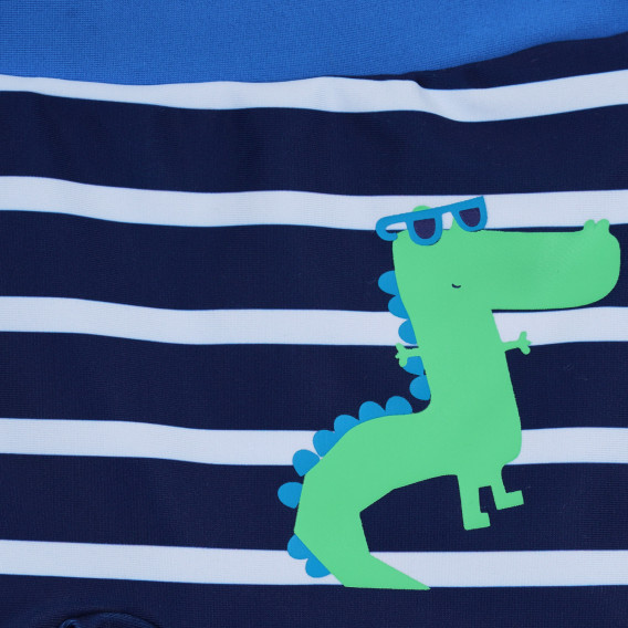 Costum de baie cu imprimeu dinozaur pentru bebeluși, albastru Cool club 270533 2