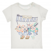 Tricou din bumbac pentru bebeluși cu imprimeu floral Cool club 270583 